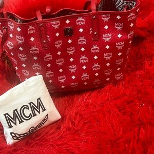 Authentic Mcm medium tote